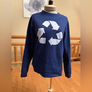 1990’s Recycle Symbol Graphic Sweatshirt – Size S